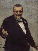 Ilia Efimovich Repin Si Pasuo Weiqi portrait Spain oil painting artist
